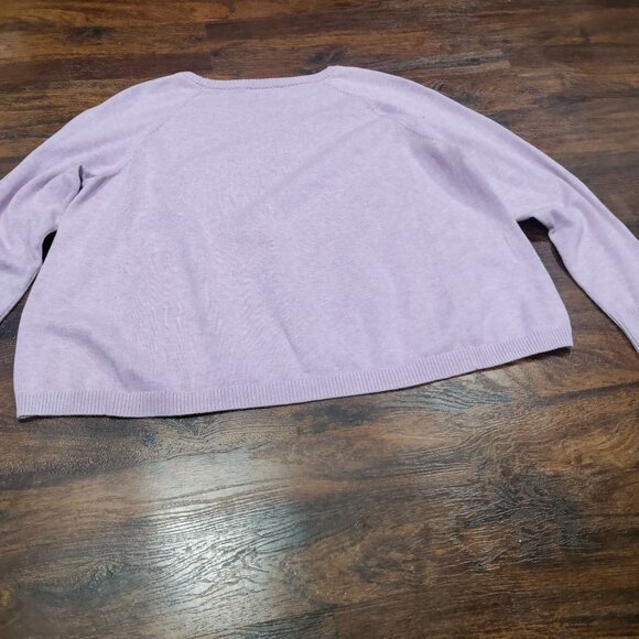 Gorman Purple Crew Neck Knit Pullover Long Sleeve Sweater Stacey Jumper Size 10 - Picture 3 of 12